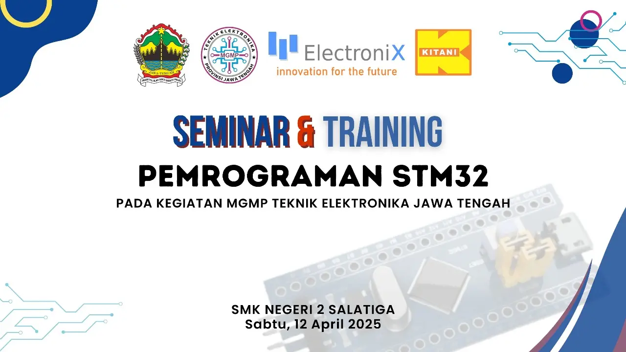 Poster Seminar & Training Pemrograman STM32